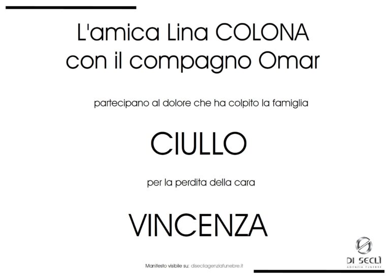 L'amica Lina Colona